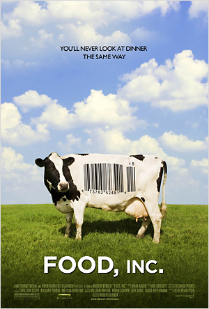 Food Inc. Réalisé par : Robert Kenner en 2008. 1h34. Note : 2/4