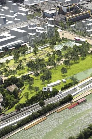 Modélisation du futur éco-quartier de 100 hectares des Docks de Saint-Ouen