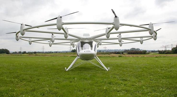 volocopter hélicoptère électrique