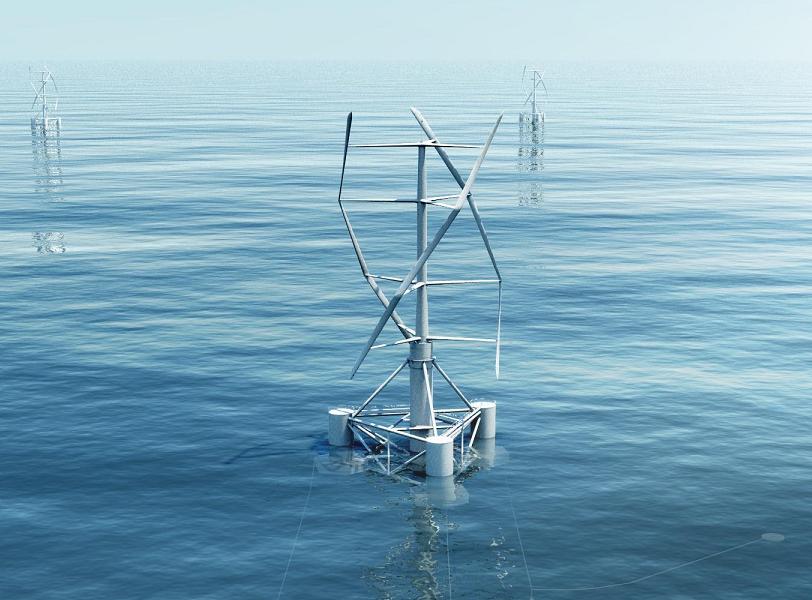 éoliennes offshore verticales