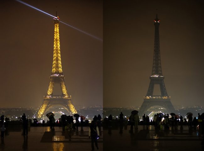 earth hour tour eiffel