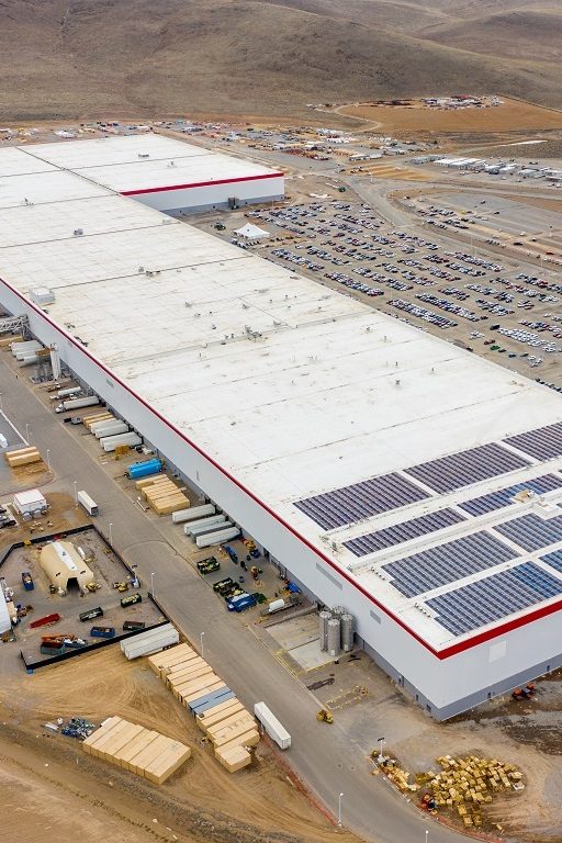 Gigafactory de batteries électriques