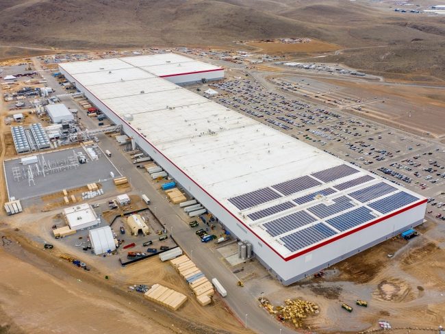 Gigafactory de batteries électriques