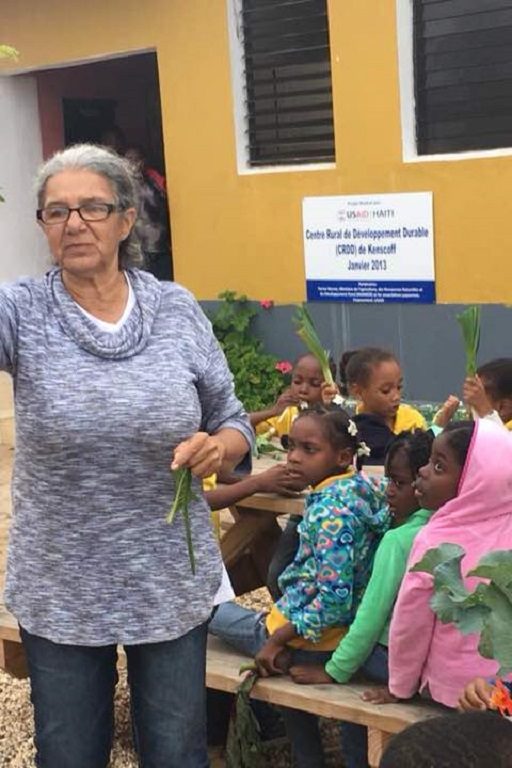 Jane Wynne, 75 ans, est une figure incontournable de l'écologie en Haïti.