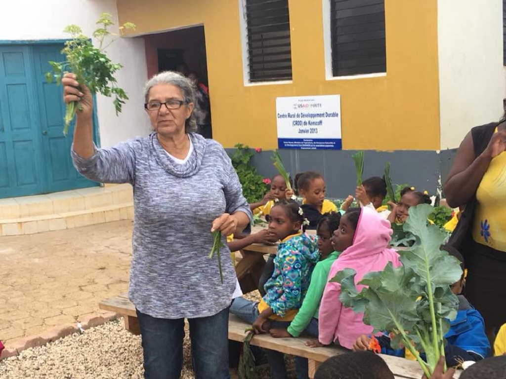 Jane Wynne, 75 ans, est une figure incontournable de l'écologie en Haïti.