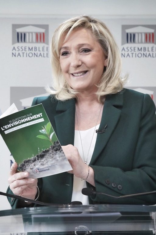 Marine le pen et ses 15 questions sur le climat