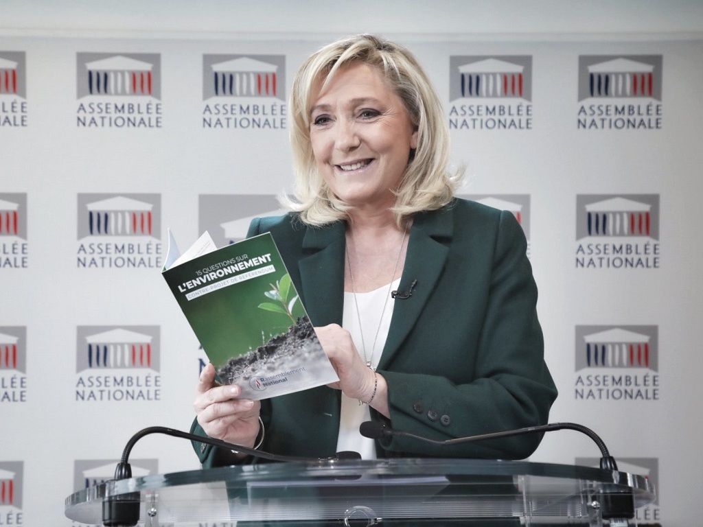 Marine le pen et ses 15 questions sur le climat