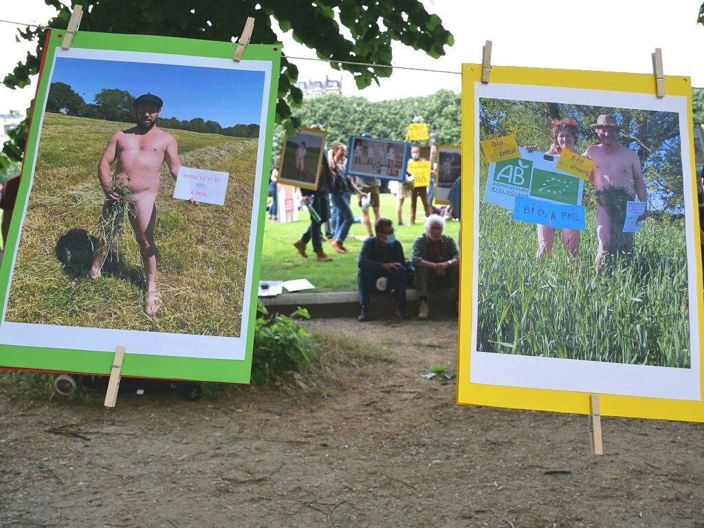 portraits agriculteurs bio à poil