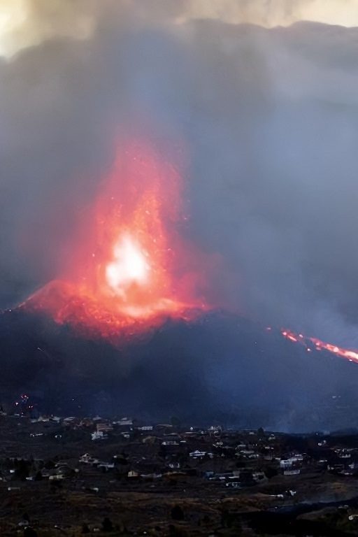 Cumbre vieja éruption gaz toxiques