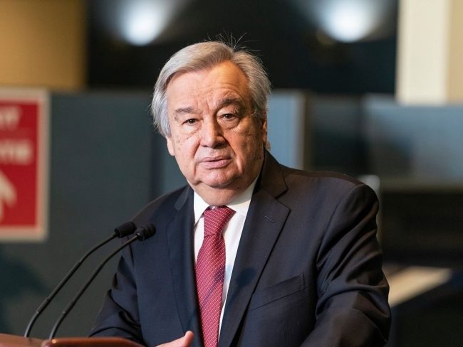 Antonio Guterres alerte contre un réchauffement catastrophique