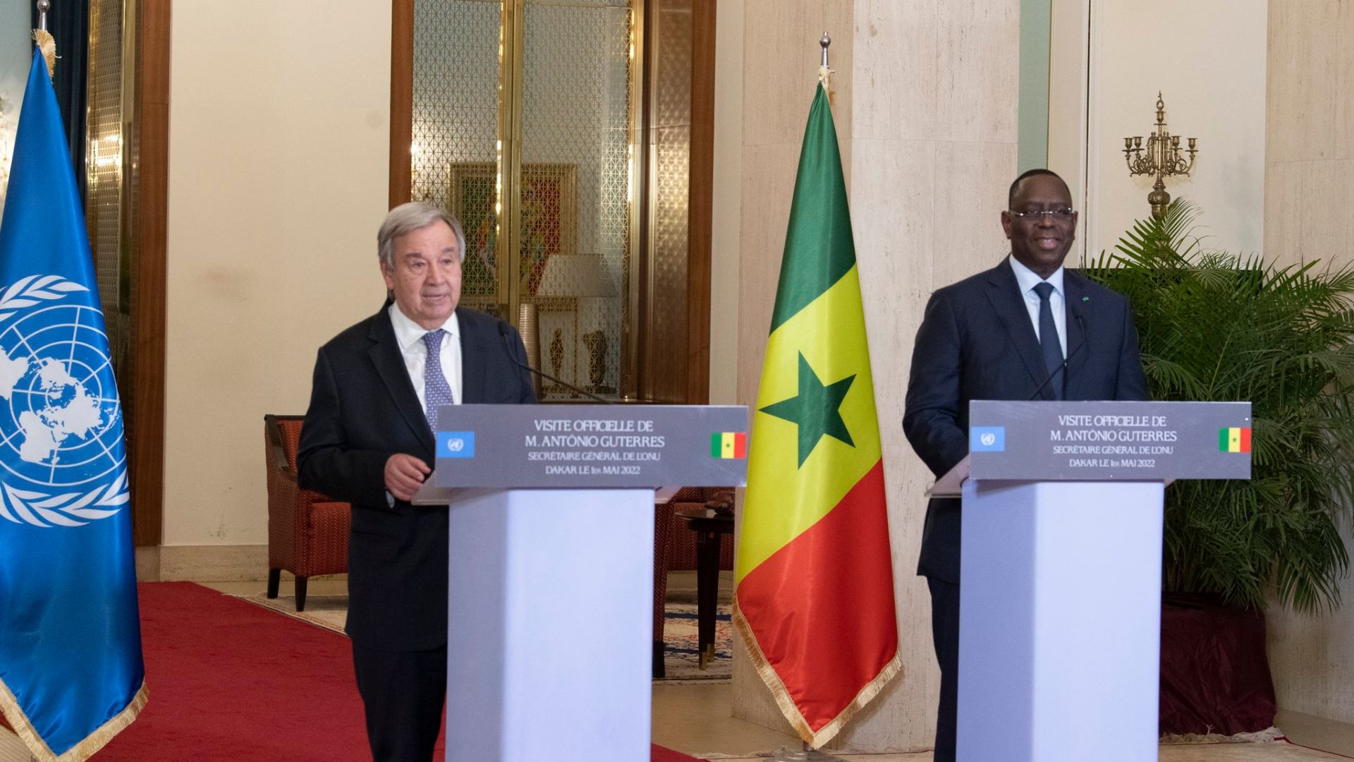 Antonio Guterres et Macky Sall