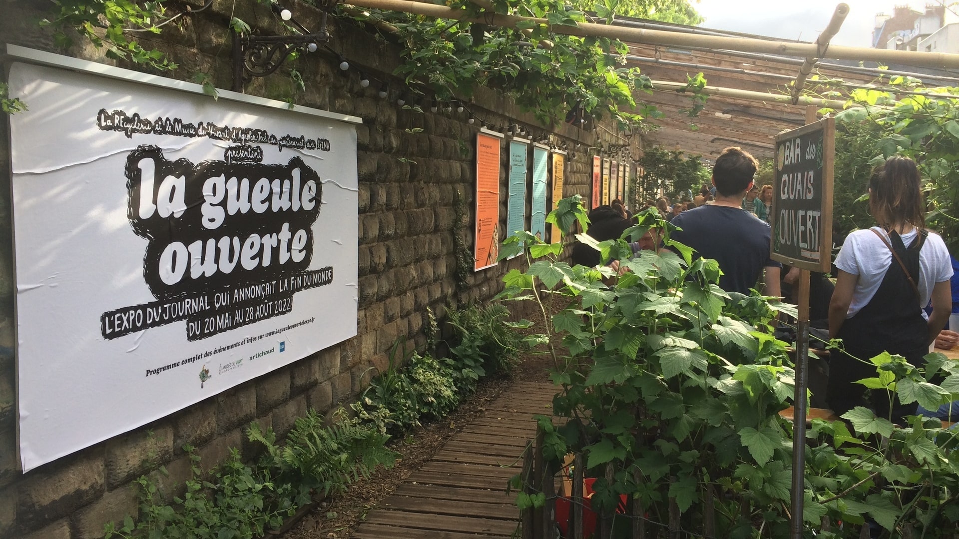 Jusqu'au 28 août "La Gueule ouverte" s'expose à la Recyclerie, à Paris. // PHOTO : Cécile Marchand Ménard pour Natura Sciences.