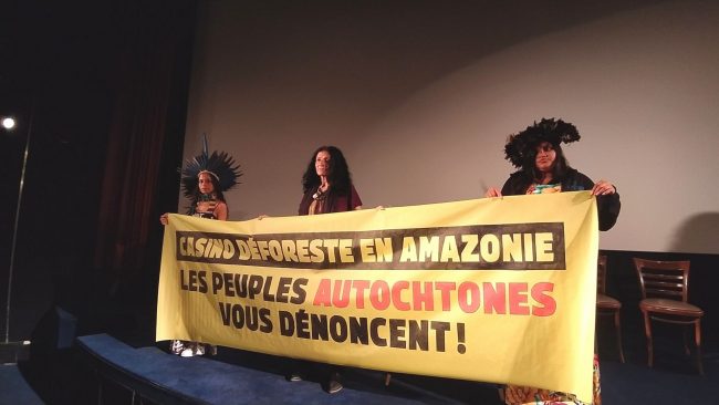 Représentantes autochtones Amazonie contre Casino