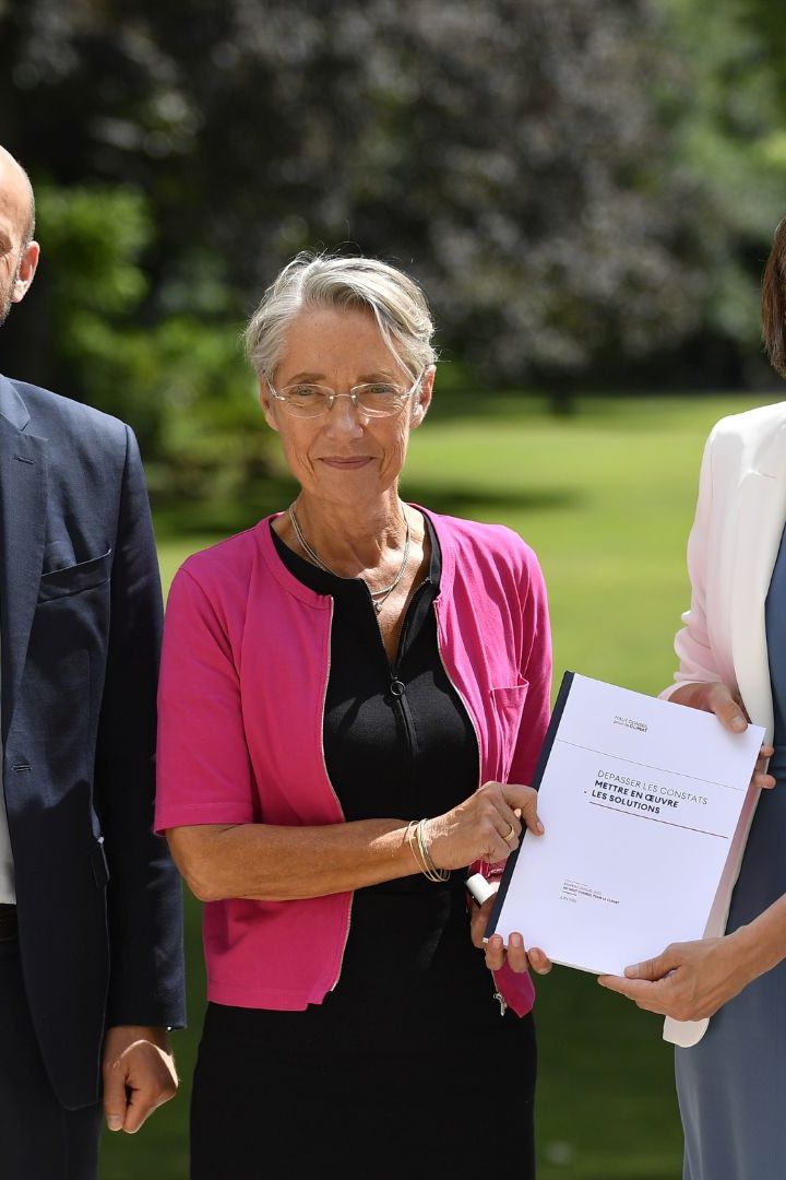 Elisabeth Borne reçoit le rapport annuel du Haut Conseil pour le Climat