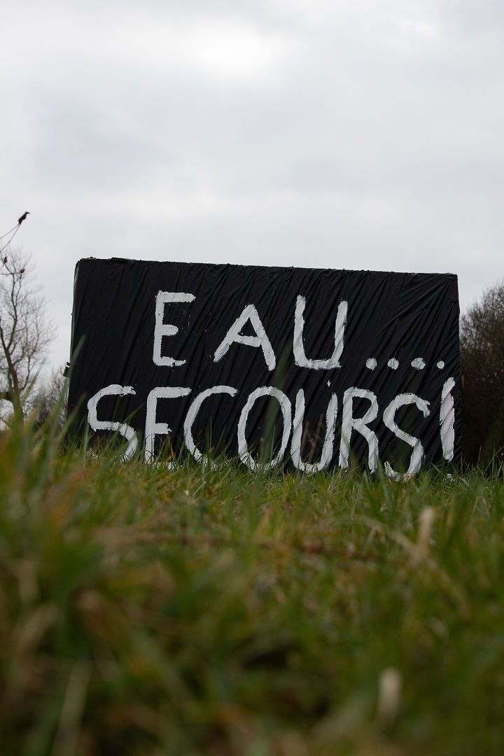 Les faibles précipitations laissent craindre une situation catastrophique pour les nappes phréatiques. // PHOTO : Vincent Feuray / Hans Lucas / AFP