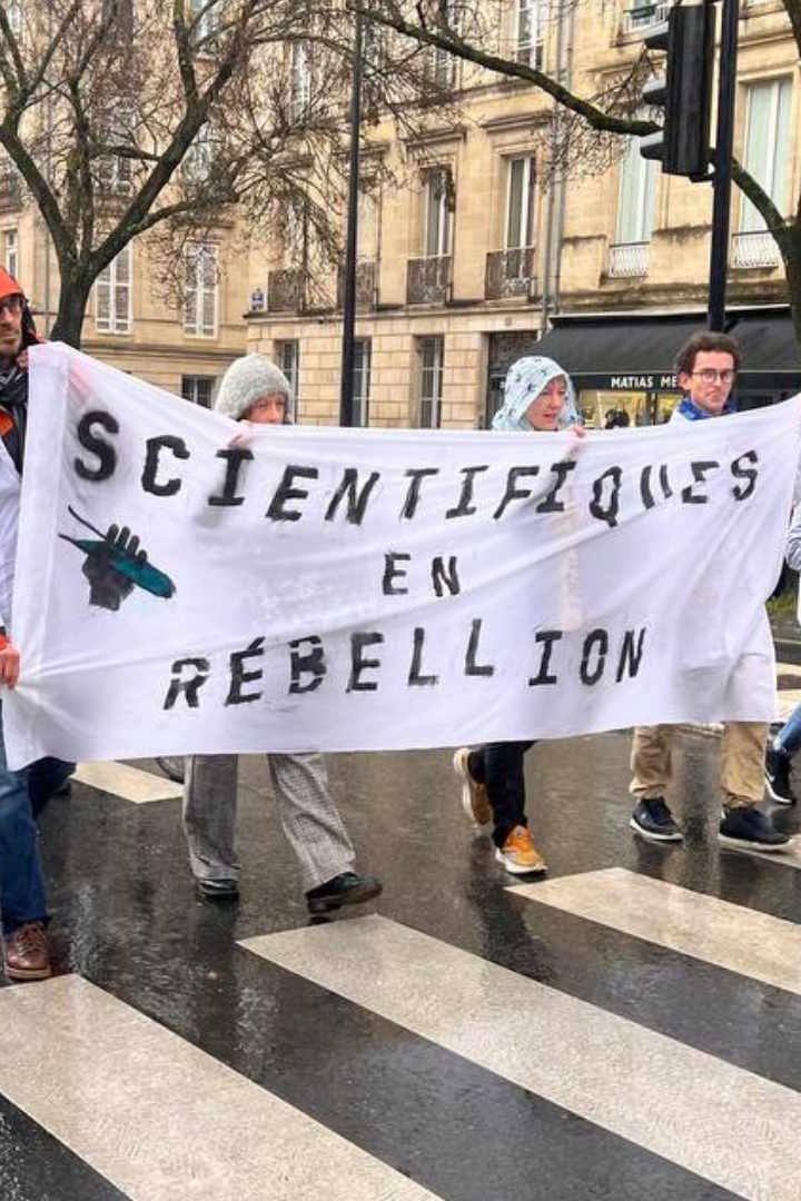 Du 30 novembre au 4 décembre, Scientifiques en rébellion organise sa COP alternative à Bordeaux. //PHOTO : Mathis Nicolas