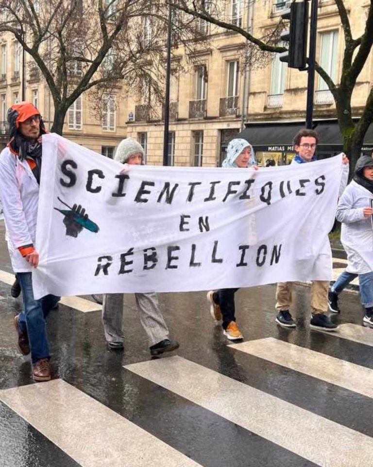 Du 30 novembre au 4 décembre, Scientifiques en rébellion organise sa COP alternative à Bordeaux. //PHOTO : Mathis Nicolas