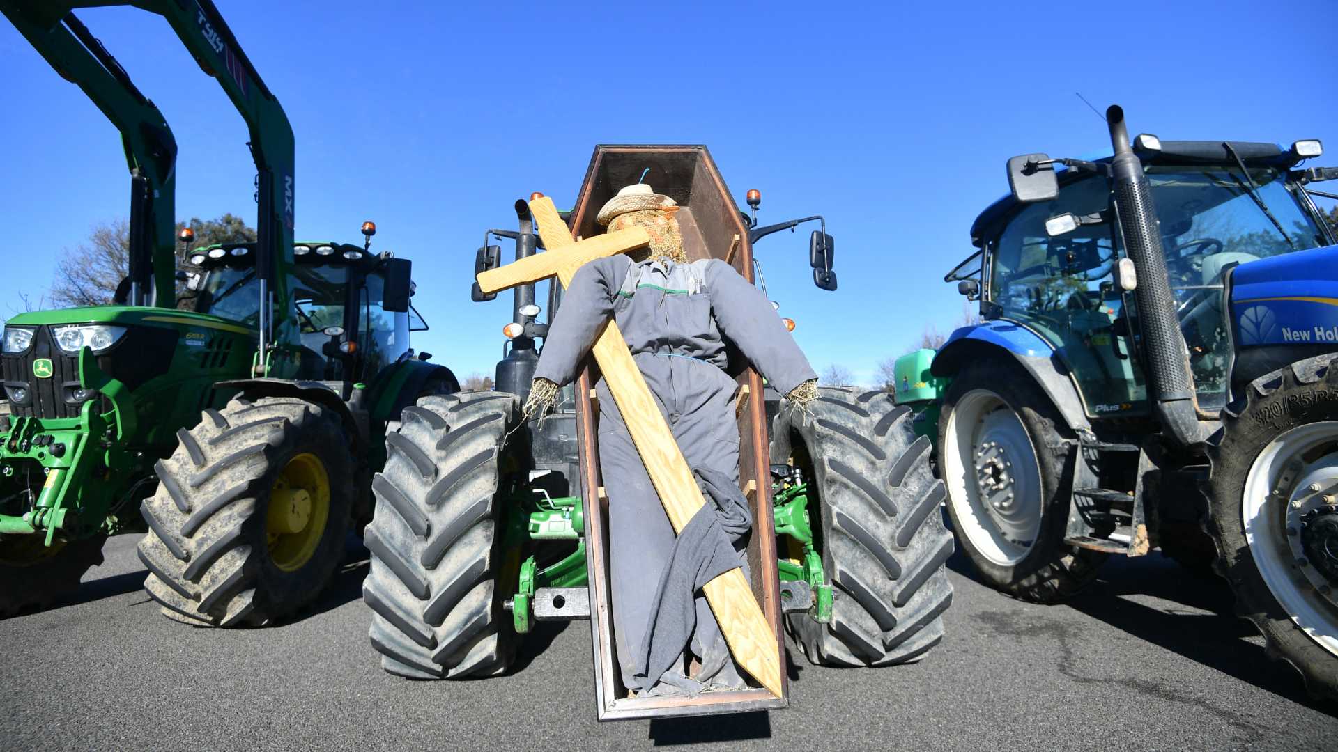 En plein milieu des mobilisations des agriculteurs, le Haut Conseil pour le Climat publie ses recommandations pour une agriculture plus durable.//PHOTO : Sylvain Thomas / AFP