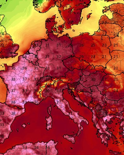 Mardi 1 juillet, les températures ont frôlé les 40 degrés en France. //Photo : TropicalTidbeats.com