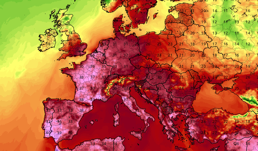 Tuesday, July 1, temperatures came close to 40 degrees in France. Similarly, // Photo: tropicaltidbeats.com why do european heat waves why do european heat waves new